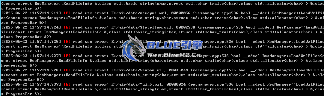 学习制作新BLUE微端，报错，寻求帮助